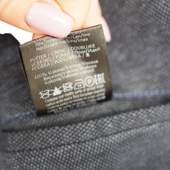 Roy Robson Mens‎ Viscose Sport Coat Jacket Slim Fit Stretch Size 38 - Picture 10 of 14